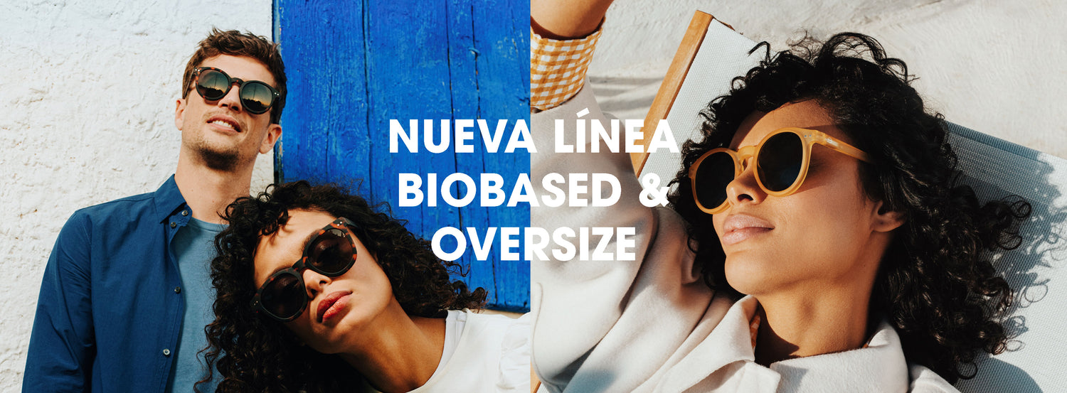 Nueva línea de anteojos IZIPIZI biobased y oversize